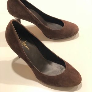 Cole Haan Suede Brown Pumps